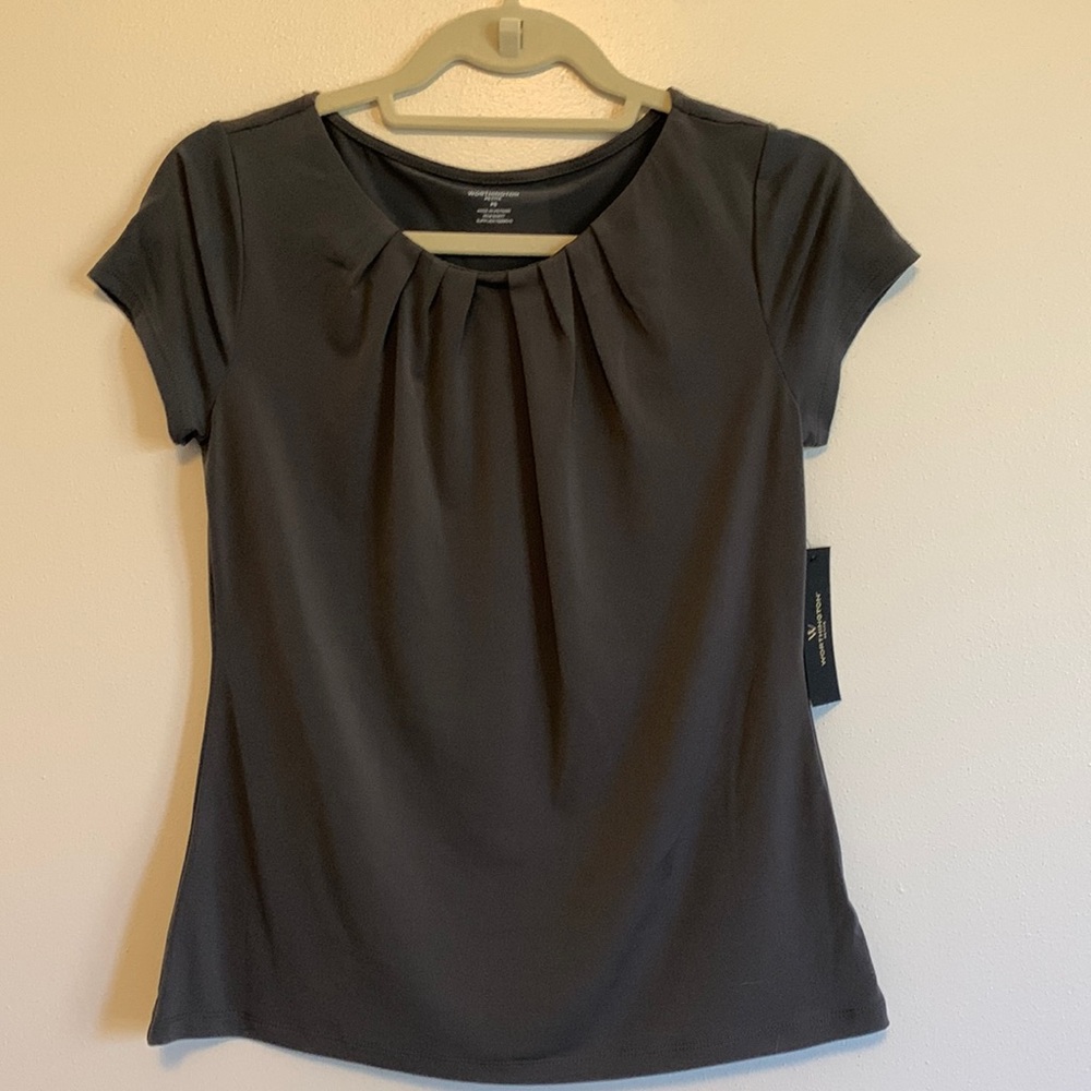Business Casual Grey Top
